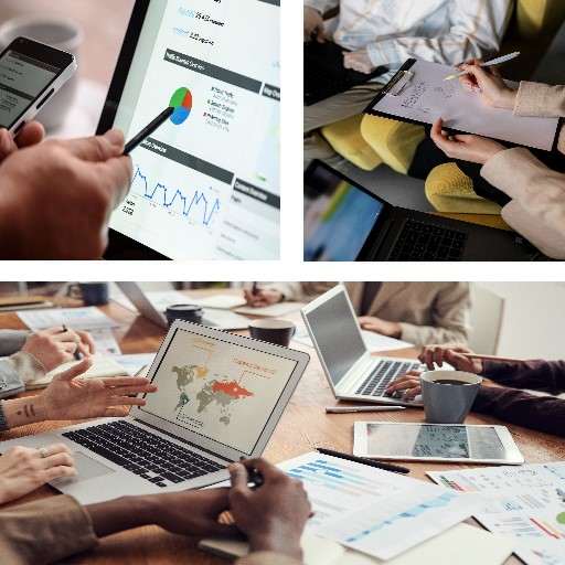 seo outsourcing services marketing team reading marketing stats